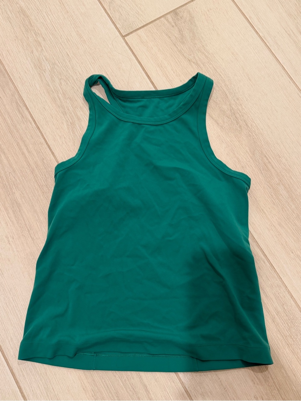 lululemon athletica Teal High-Neck Athletic Tank